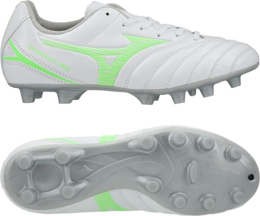 Monarcida Neo lll Select FG Frontier - Hvit/Neon Grønn Barn - Gress (FG), størrelse 34½