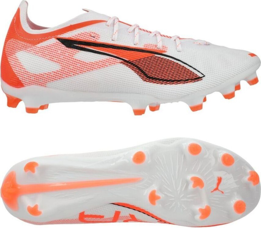 Ultra 5 Pro FG/AG Unlimited - White/ Svart/rød, størrelse 47