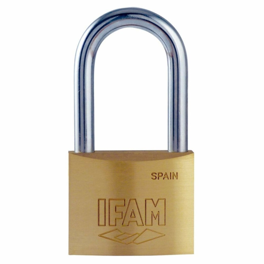 Hengelås med nøkkel IFAM K60AL Messing Lengde (6 cm)