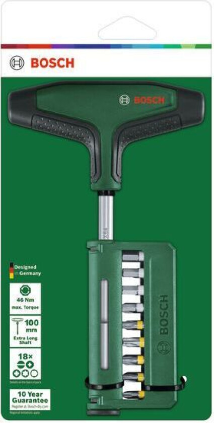 1600A039J3 Bitsskrutrekkersett 19 deler