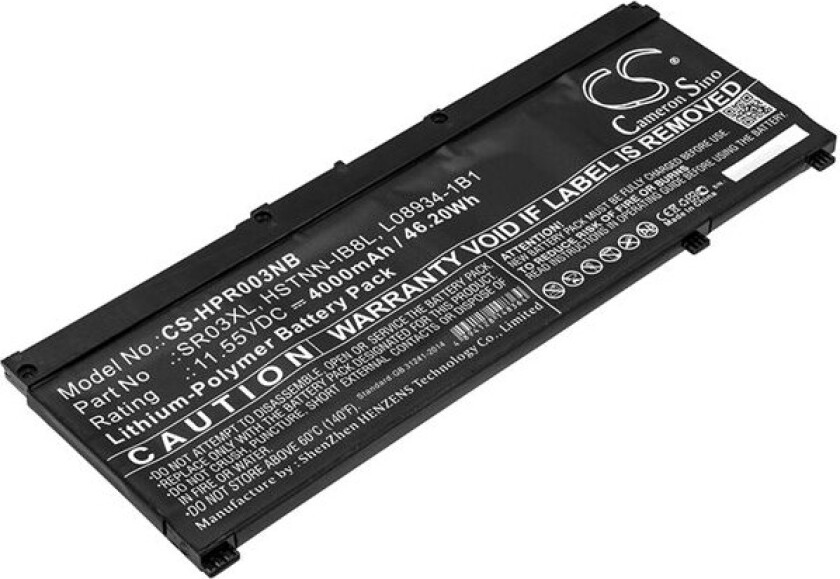 Batteri til bærbar PC for HP Pavilion 15-CX0058WM, Pavilion 15-CX og andre