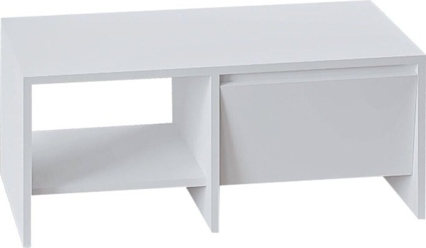 Crala Sofabord 90x35x45 cm - Hvit