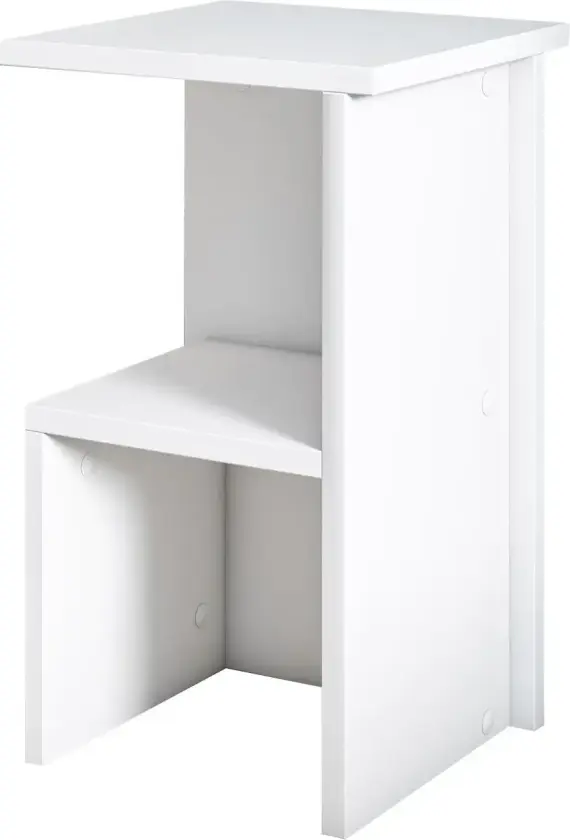 Tunel Nattbord 29,6x50x29,6 cm - Hvit
