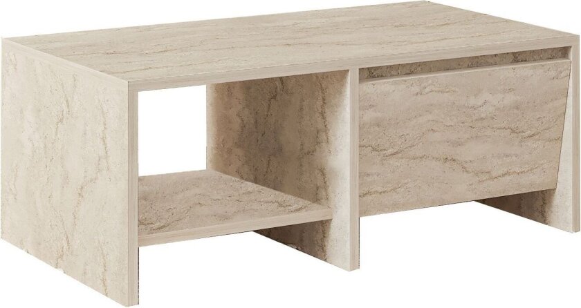 Crala Sofabord 90x35x45 cm - Travertin