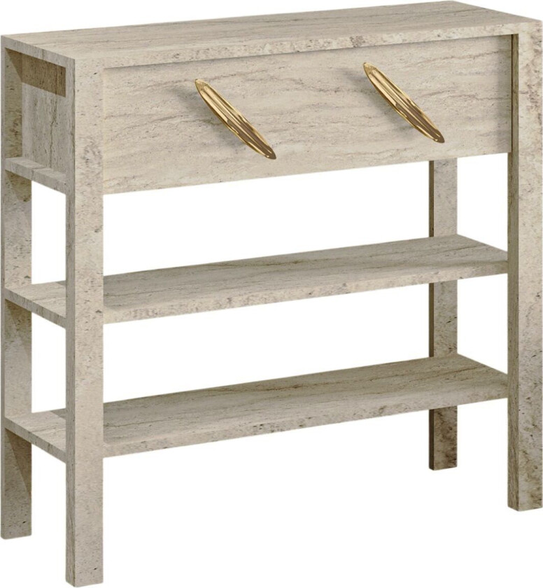Relon Kommode 90x85x30 cm - Travertin