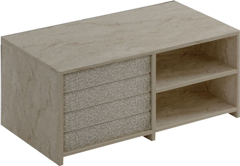 Kavon Sofabordsett 90x44,1x45 cm - Travertin