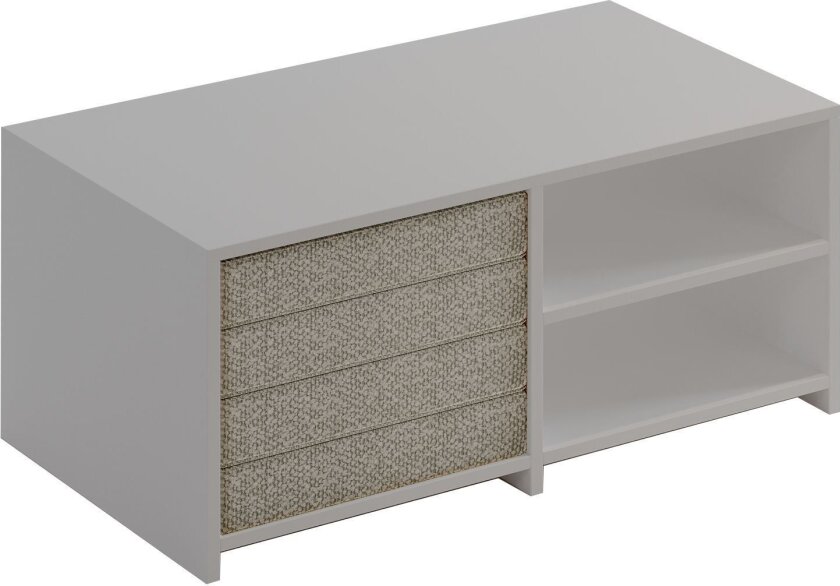 Kavon Sofabordsett 90x44,1x45 cm - Hvit
