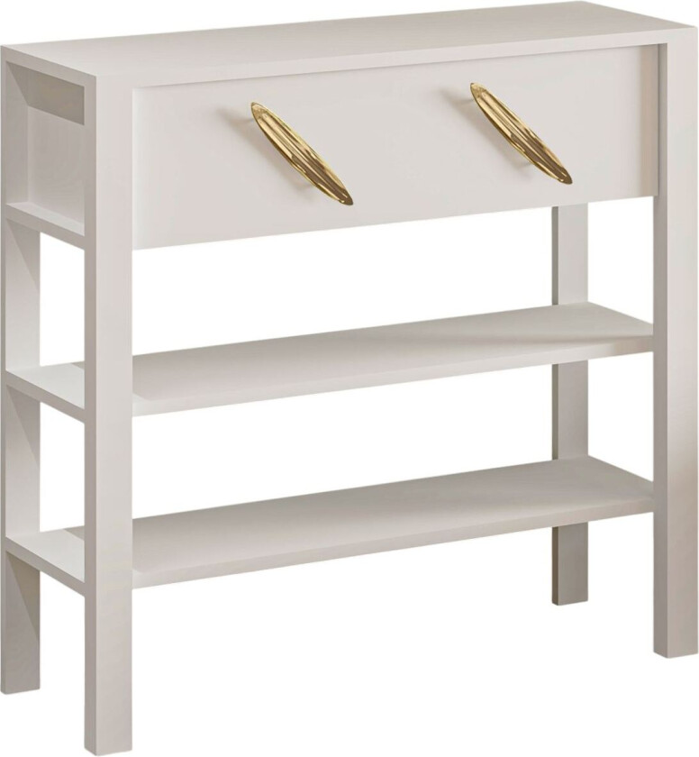 Relon Kommode 90x85x30 cm - Hvit