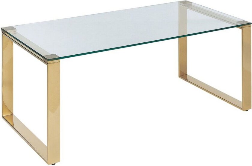 Soffbord Beliani Tilon Guld/transparent GOLD\|\|Transparent