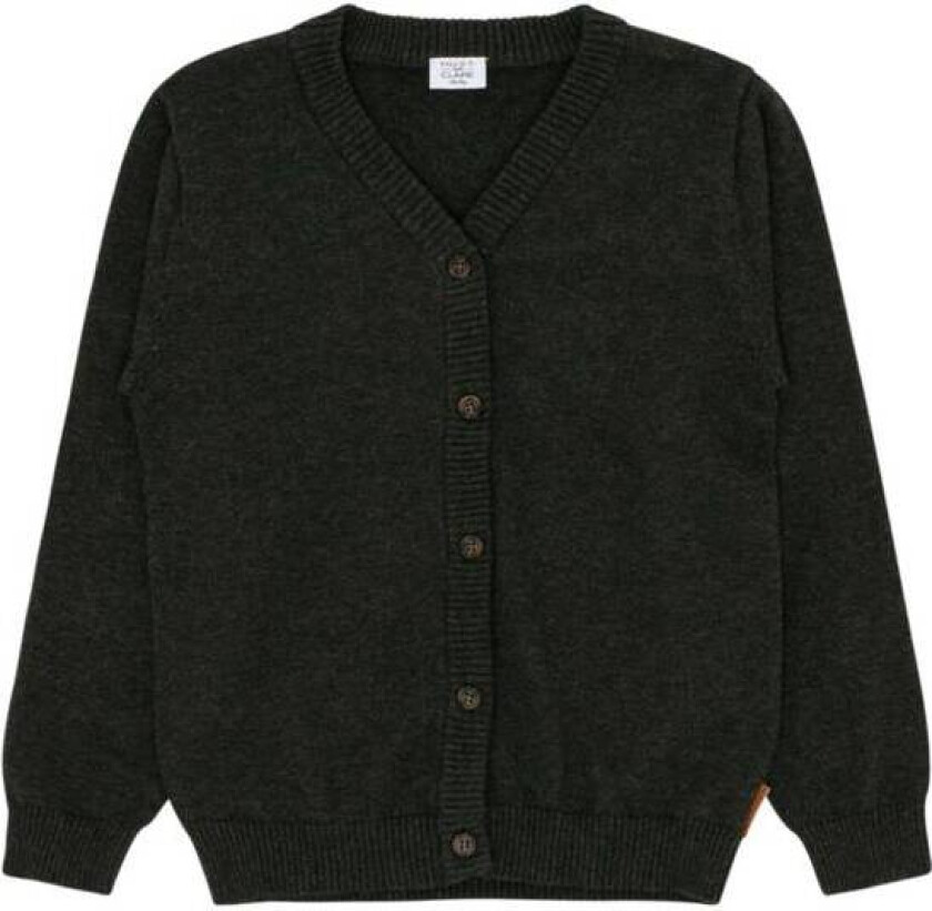 Bilde av - Cardigan Carsten Dark Grey Melange