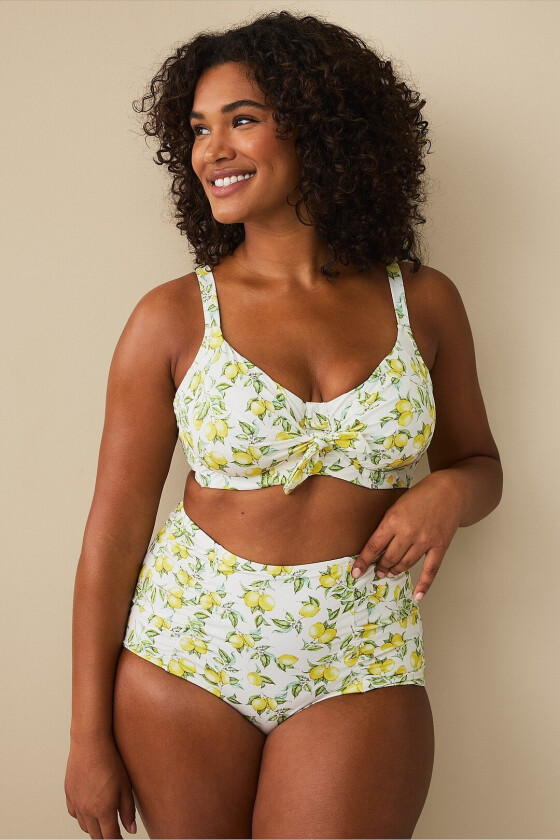 Bikinitruse med Maxi-modell - Gul