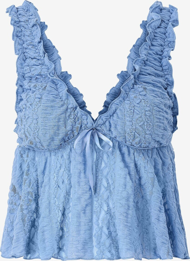 Topp Lace - Blå