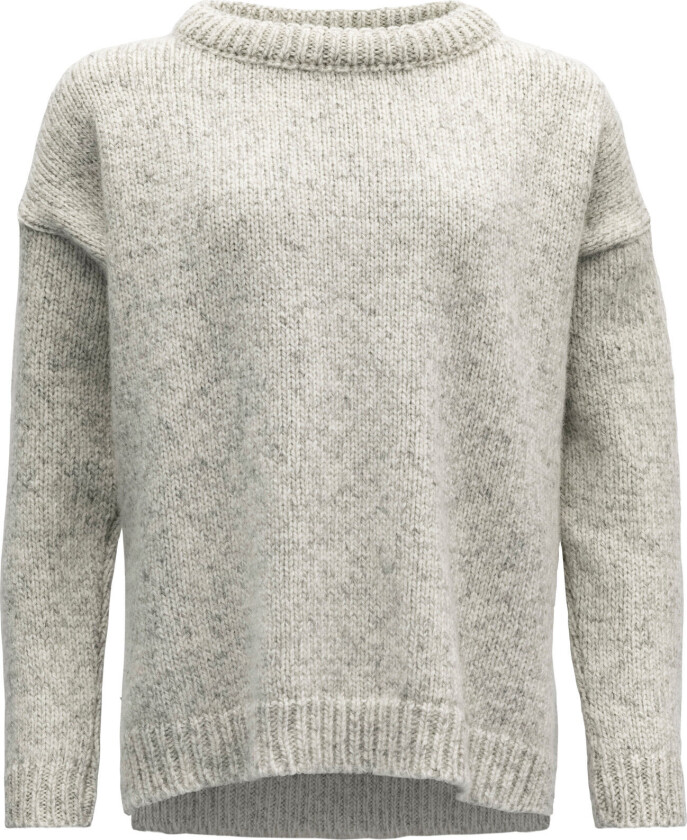 Nansen Wool Sweater Dame A/Grey Melange XL