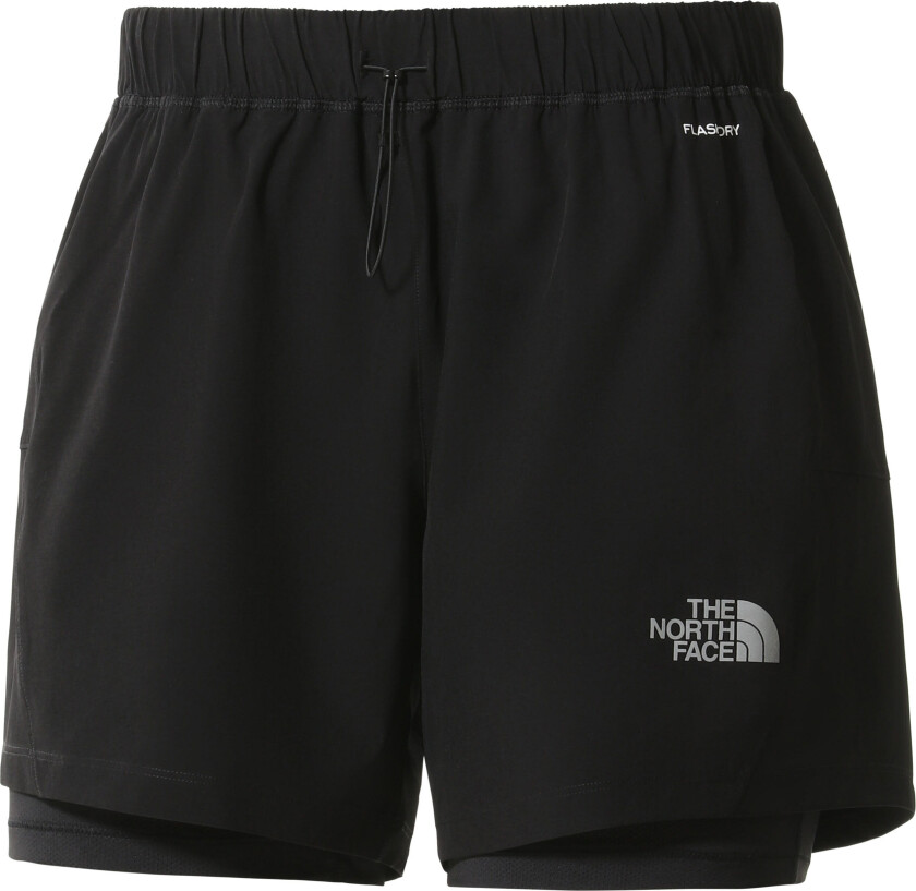 W 2 In 1 Shorts Tnf Black L