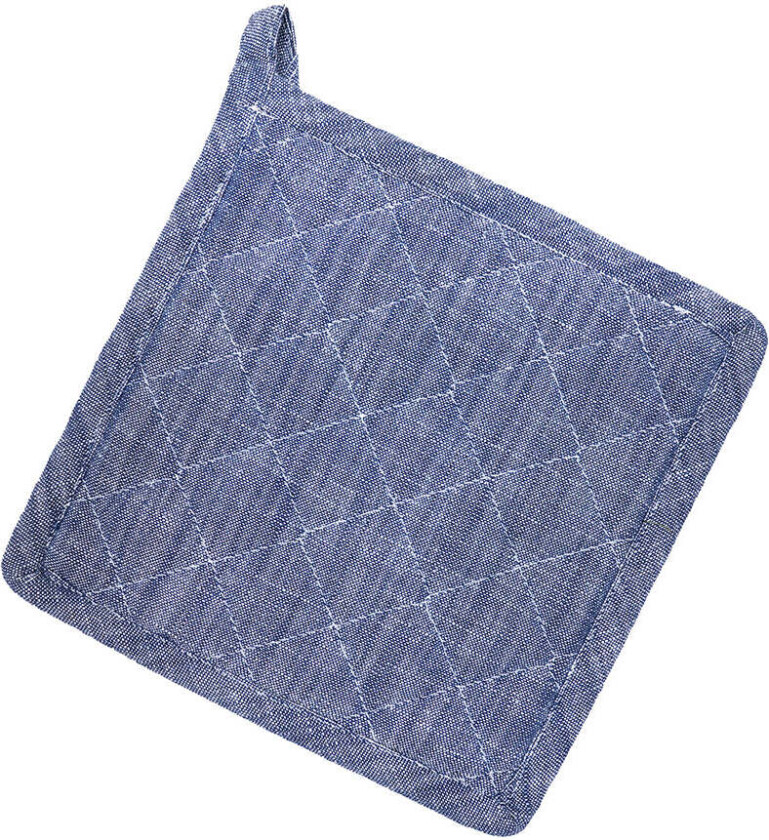 Tekstil Gryteklut Blå 20x20cm