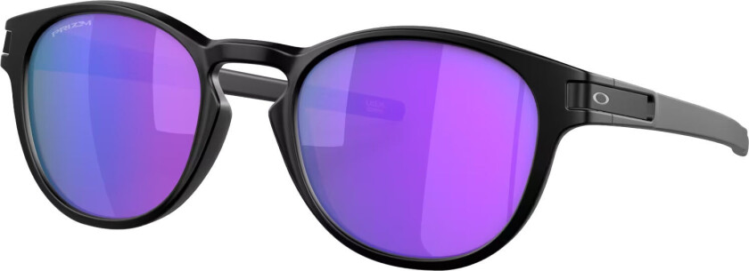 Latch Matte Black w/ PRIZM Violet, solbrille, unisex Latch Matte Black w/