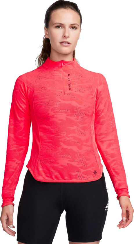 Trail Dri-FIT Midlayer, treningsgenser, dame Ember Glow/burgundy