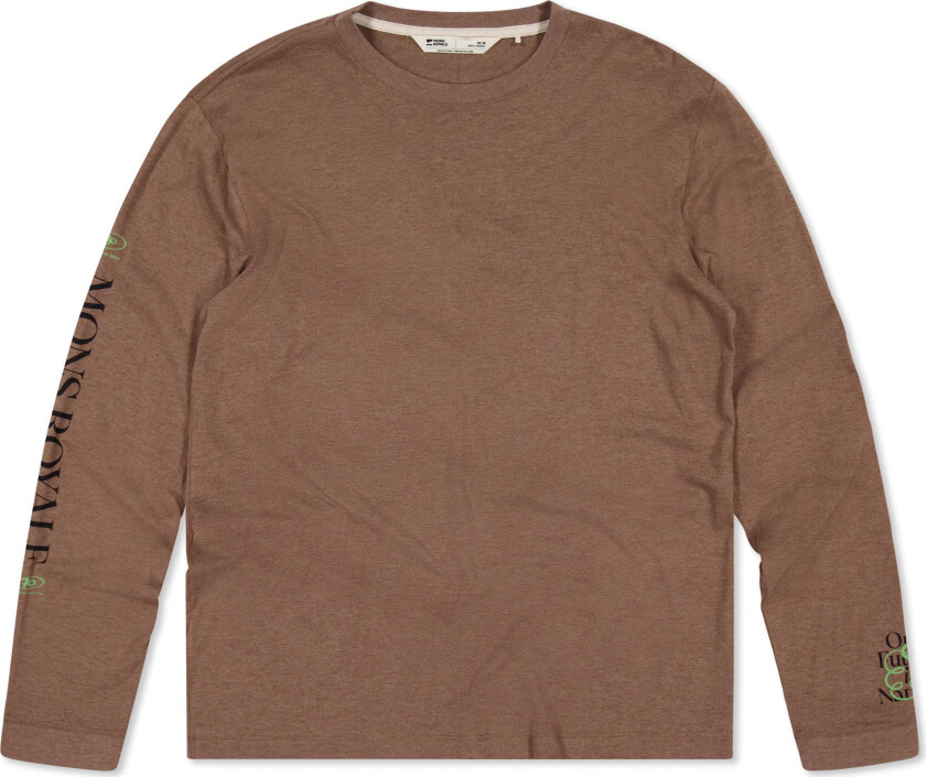 Men's Yonder Merino Organic Cotton Long Sleeve Mocha