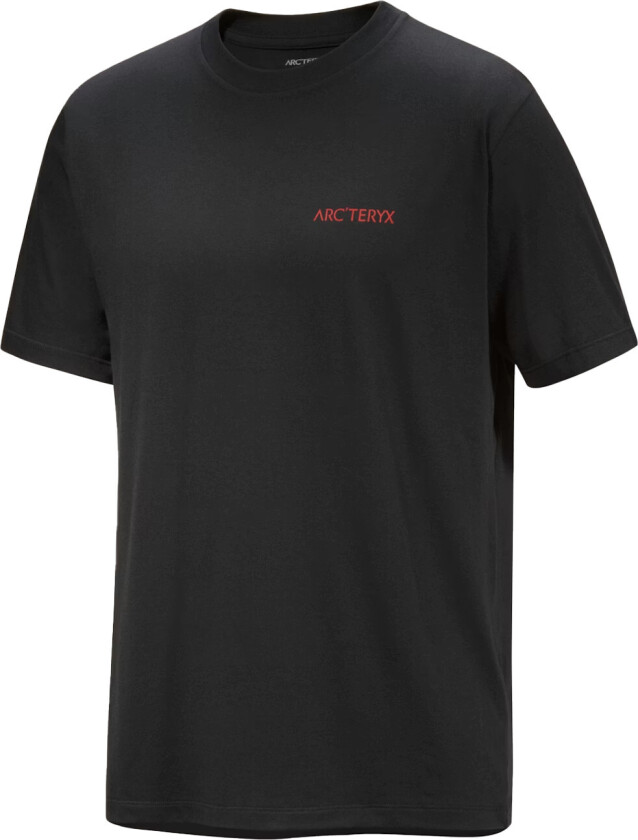 Arc'teryx Men's Kragg Sl Cotton Blurred Bird Ss Black/dynasty
