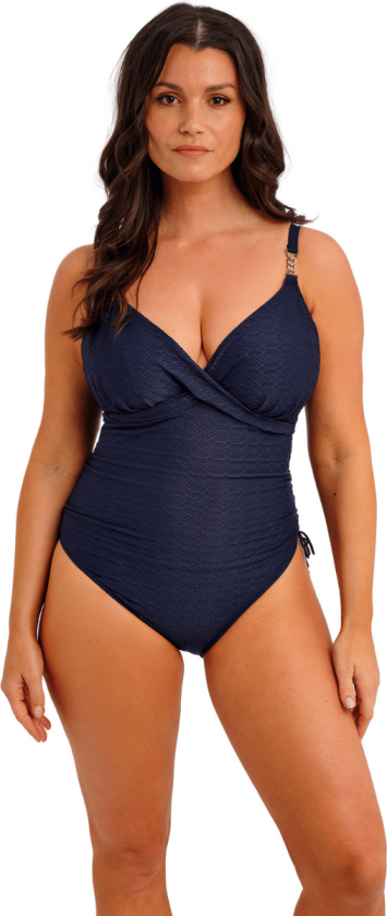 Azores badedrakt med bøyle, blå, Størrelse: 75G, Kvinner