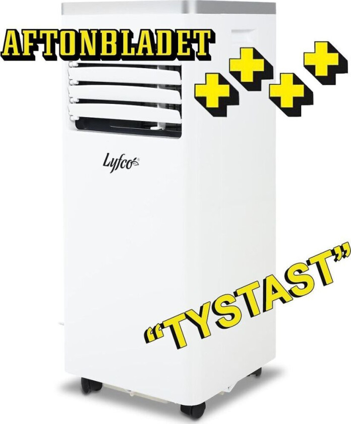 Aircondition 28m² UltraSilence - Veldig stille 7000BTU Lyfco