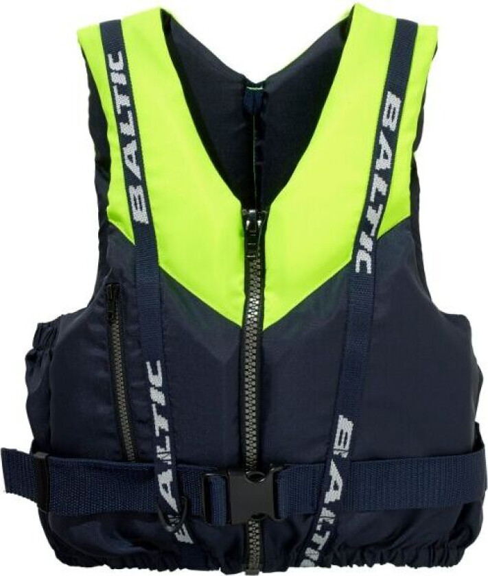 Flytevest, Genua, 25-40 kg, Gul/Marineblå, Baltic
