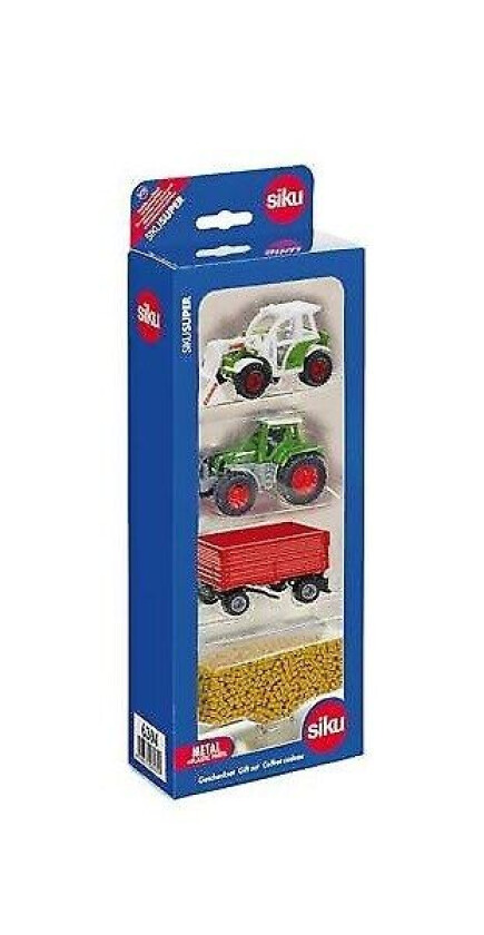 Landbrukskjøretøy med tilbehør, 5-pack, Siku