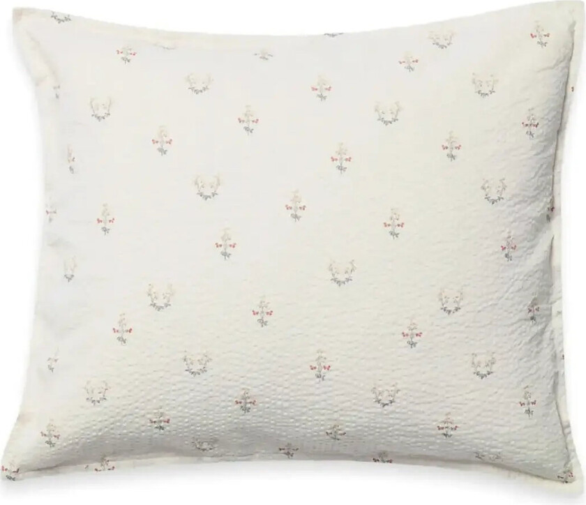 Seersucker Pillowcase, 50X60 Cm, La Fraise - Cream - 50X60 x 50