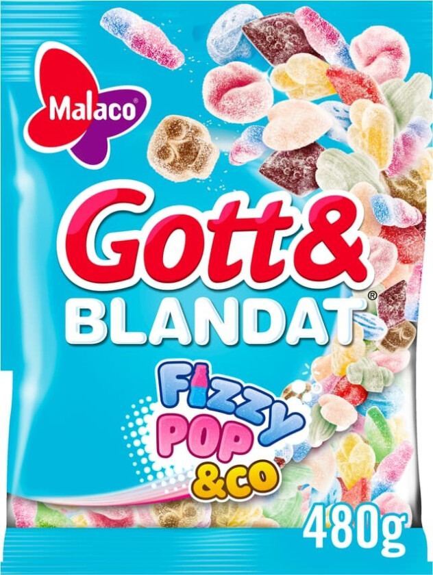 Gott & Blandat Fizzy Pop 480g