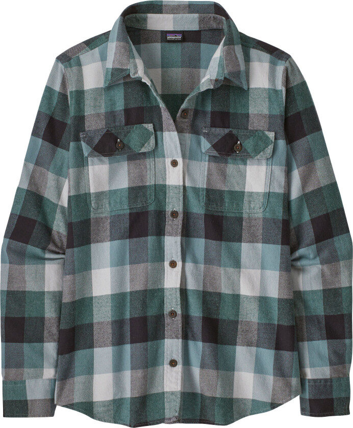 Organic Fjord Shirt Dame Guides Nouveau Green L