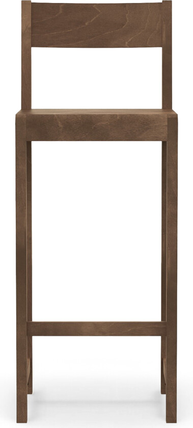 Bar Chair 01 – Dark Brown Birch – H76 - Barstoler - Studio - Tre farget - Tre