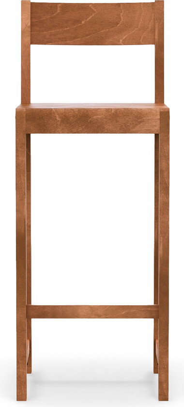 Bar Chair 01 – Warm Brown Birch – H76 - Barstoler - Studio - Tre farget - Tre