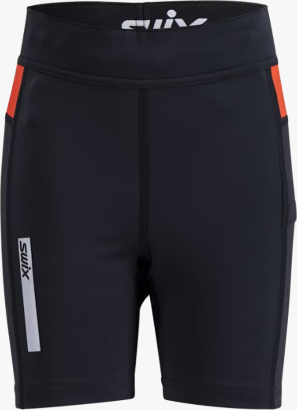 Roadline Half Tights Junior - Sort - Barn - Shorts
