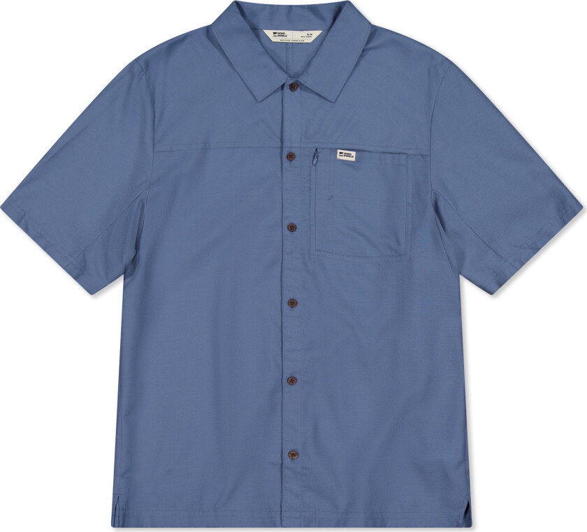 Men's At Merino Short Sleeve Shirt Horizon Blue