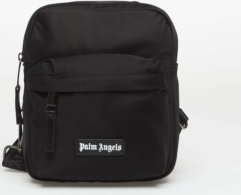 Veske Palm Angels Logo Crossbody Bag Black/ Off White Universal