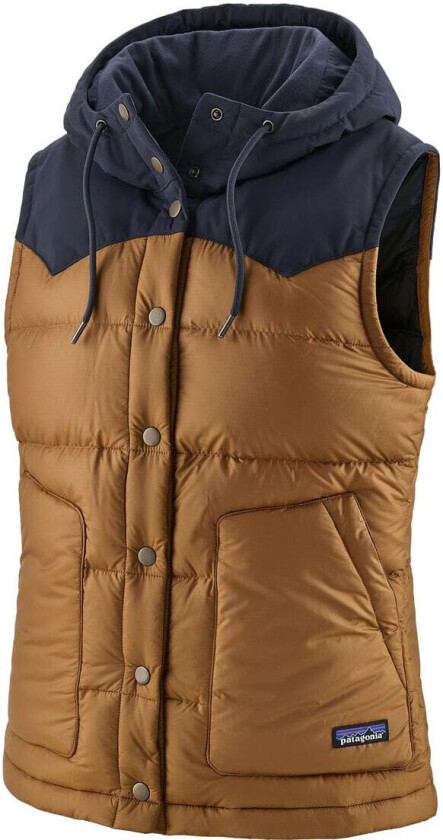 Bivy Hooded Vest Dame Nesb/Nest Brown M