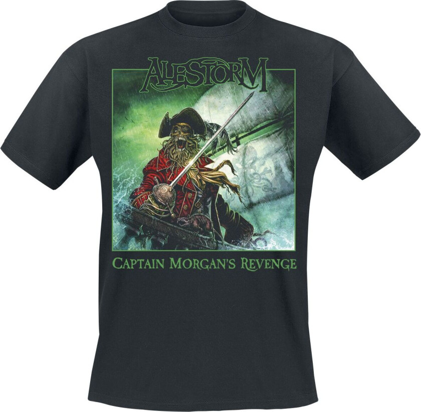 T-skjorte - Captain Morgan's revenge - S til XXL - Herrer - svart