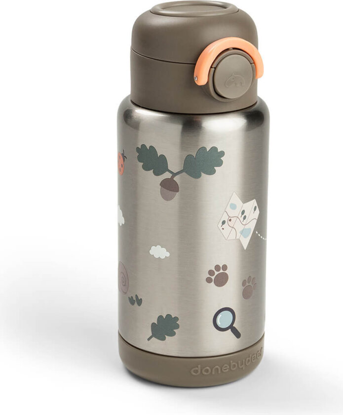 Insulated straw bottle - Tiny trails Sand - 340 ml