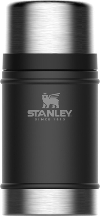 Classic Food Jar Matte Black 0.7 L