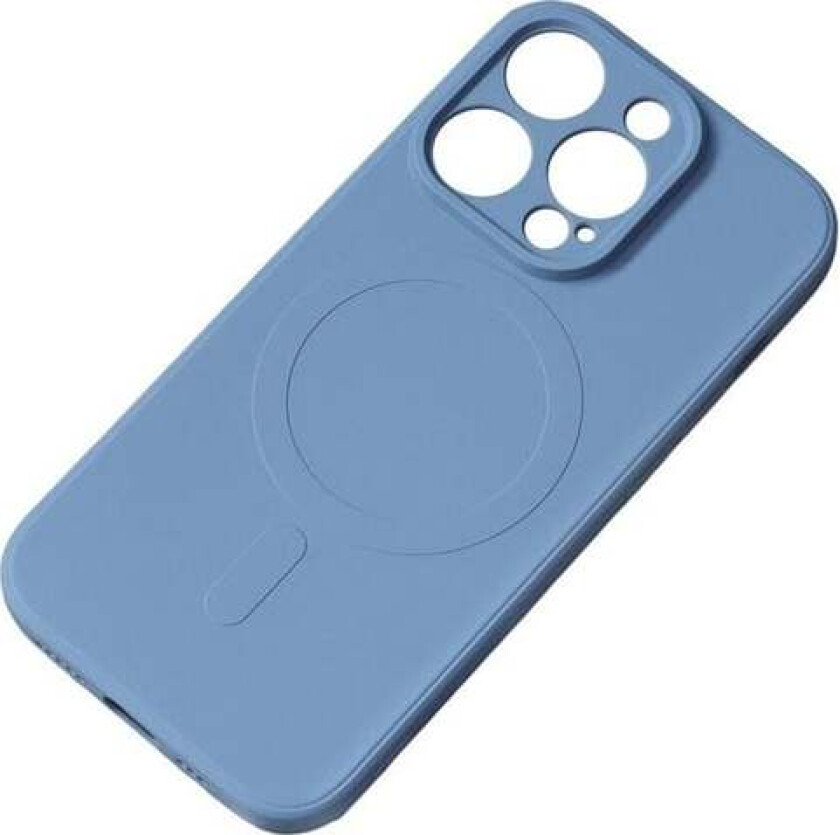 MagSafe Compatible Silicone Case for iPhone 15 Pro Max Silicone Case - Navy Blue