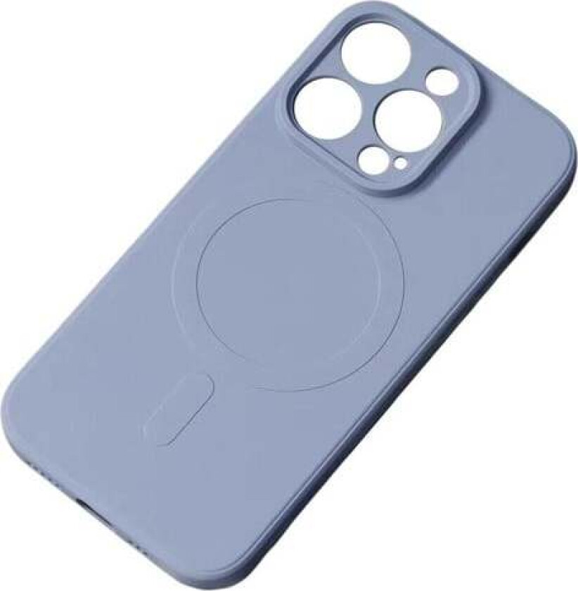 MagSafe Compatible Silicone Case for iPhone 15 Pro Max Silicone Case - Gray