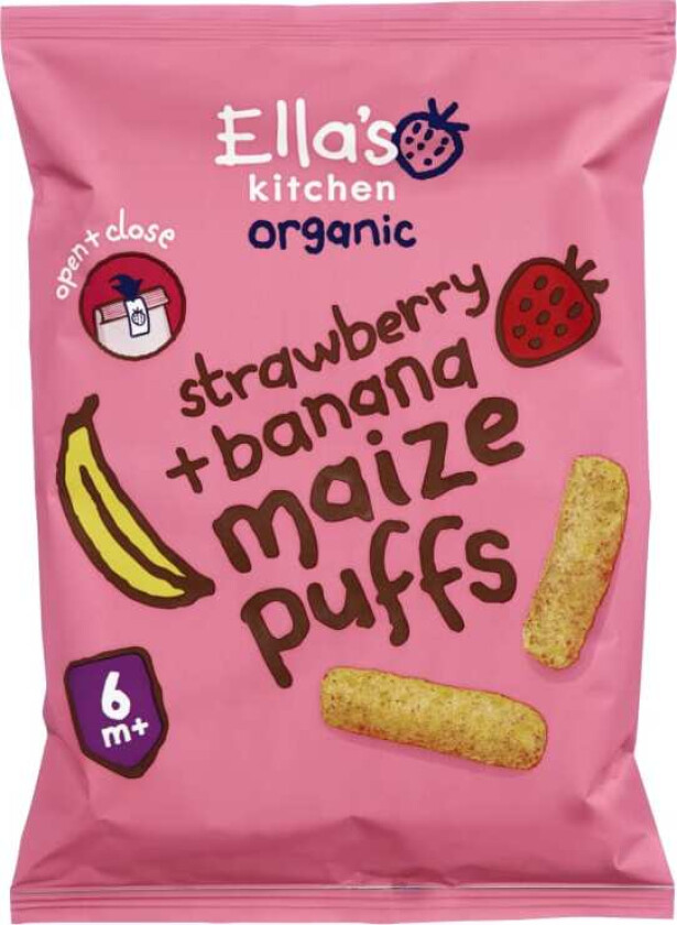 Maismums Jordbær&Banan 20g