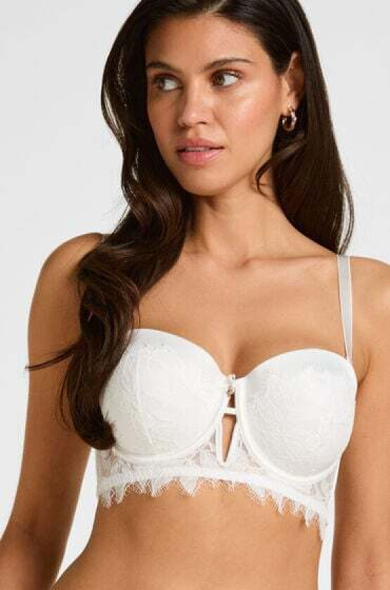 Polstret BH Med Bøyle Millie Hvit