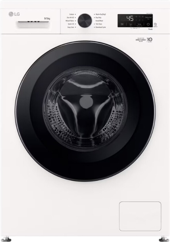 W4X1095NWK kombinert vask/tørk, Essence White