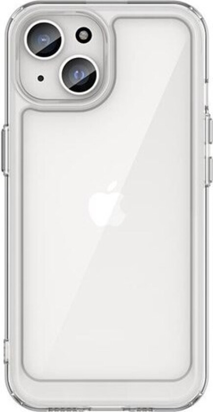 iPhone 15 Plus Outer Space Reinforced Case with Flexible Frame - Transparent