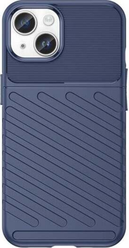 Armored iPhone 15 Plus Thunder Case - Blue