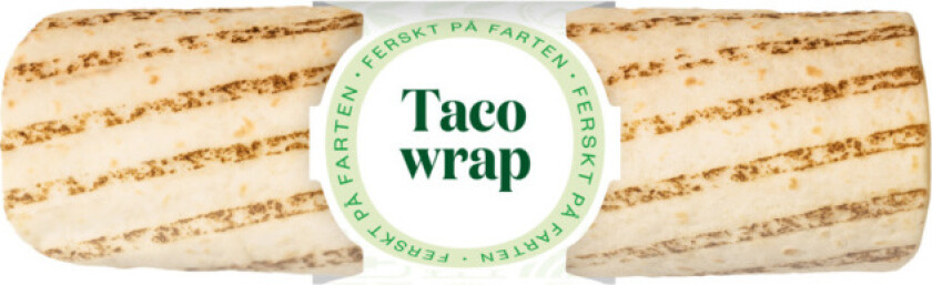 Taco Wrap Taco wrap, fyllt med tacokjøtt, tacodressing, salsa og grønsaker - ett godt tacomåltid