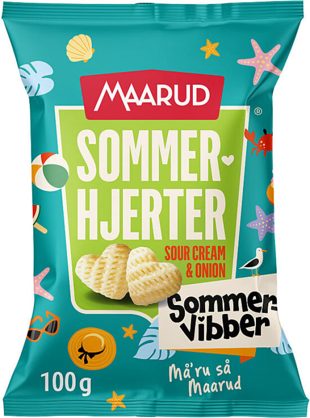 Sommerhjerter Den knasende sprø og luftige konsistensen gjør Sommerhjerter unik. Hjertene er lett krydret med smak av rømme og løk gir fra seg et lite knas vet først bit, og smelter så på tungen.