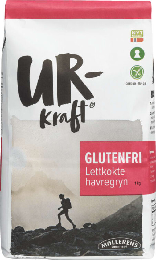 Bilde av Havregryn Lettkokte glutenfri 1kg