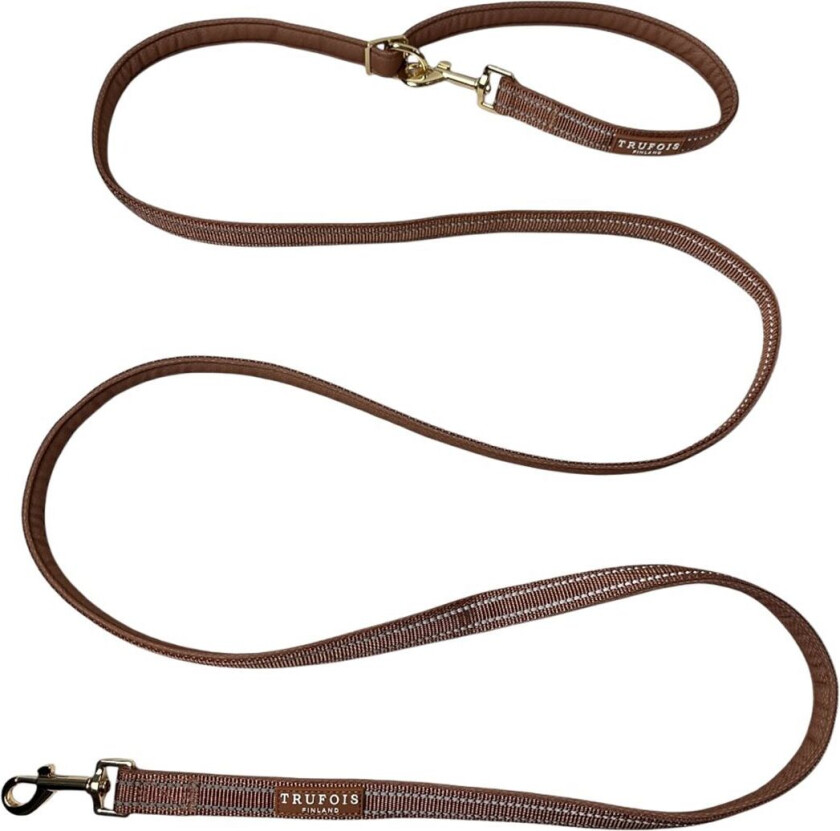 Multifunksjonelt Hundebånd Brun